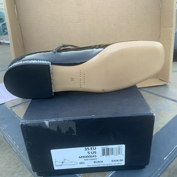 Marc Jacobs Black Patent Leather Flats - Picture 3 of 3